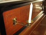 Ibach upright piano candle sconce