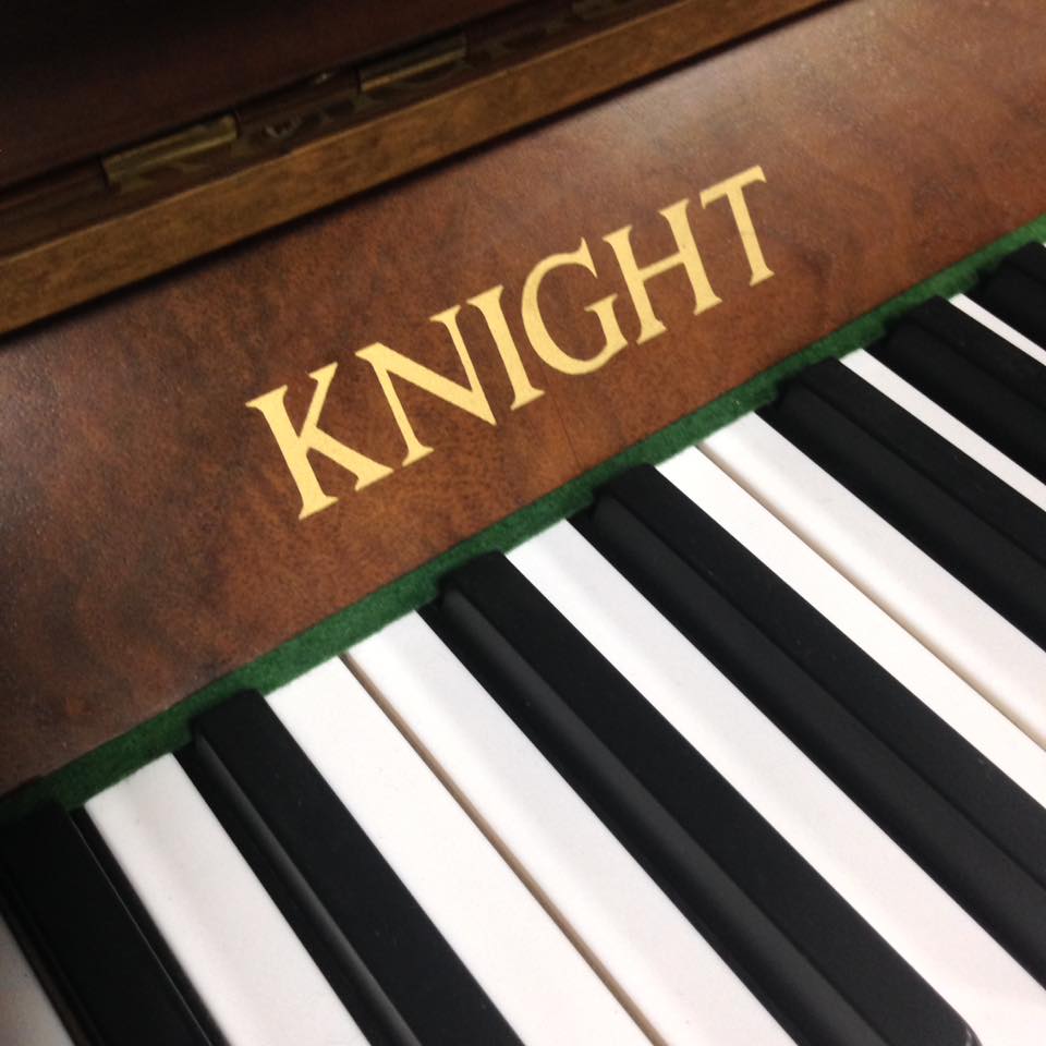 Knight K10 Slimline French walnut piano